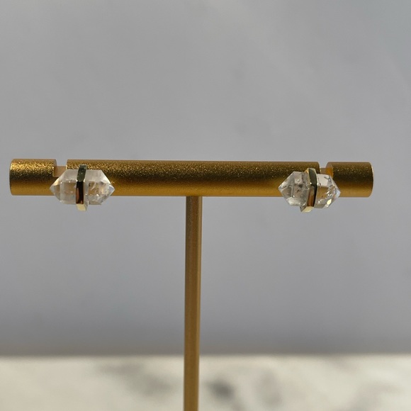 NEW Krystle Knight Quartz Crystal Studs - Picture 4 of 10